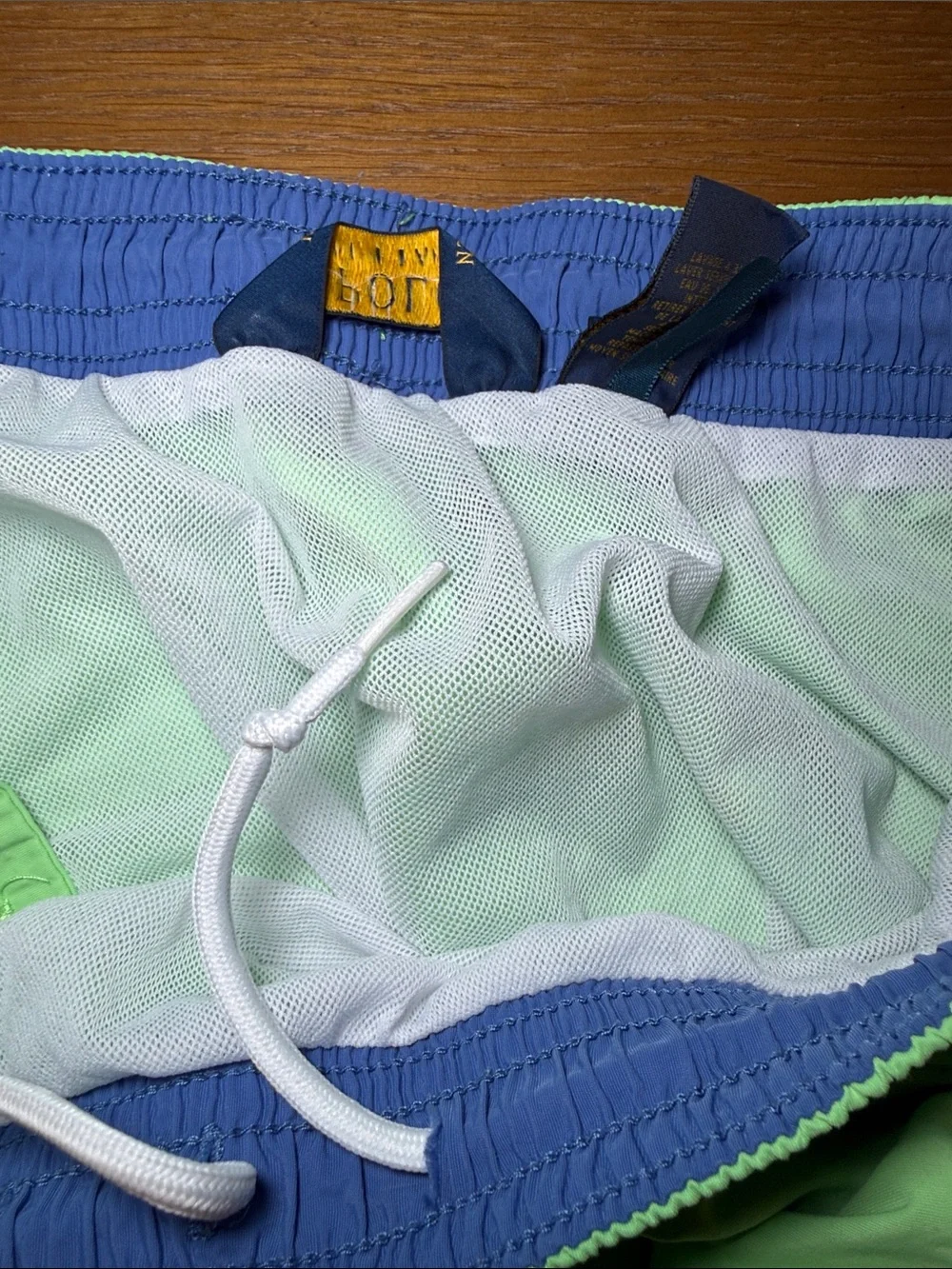 Polo Ralph Lauren Lime Green Traveler Swim Trunks Shorts XL